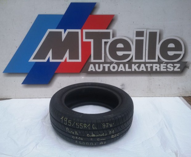 (1DB!) [GY�RI HASZN�LT] NY�RI GUMI - 195/55R16 87W - PIRELLI - CINTUR